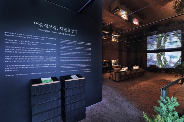 Exhibitions that awaken ecological sensibilities Eoseungsaeng Oreum, walking through nature @innisfree jeju house 어승생오름, 자연을 걷다 展 @이니스프리 제주하우스 24_112_01_da2_00
