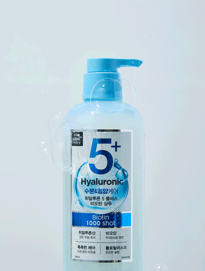 Mise en scène Hyaluronic 5+ Shampoo & Treatment 미쟝센 히알루론 5 플러스 샴푸, 트리트먼트 24_122_01_05
